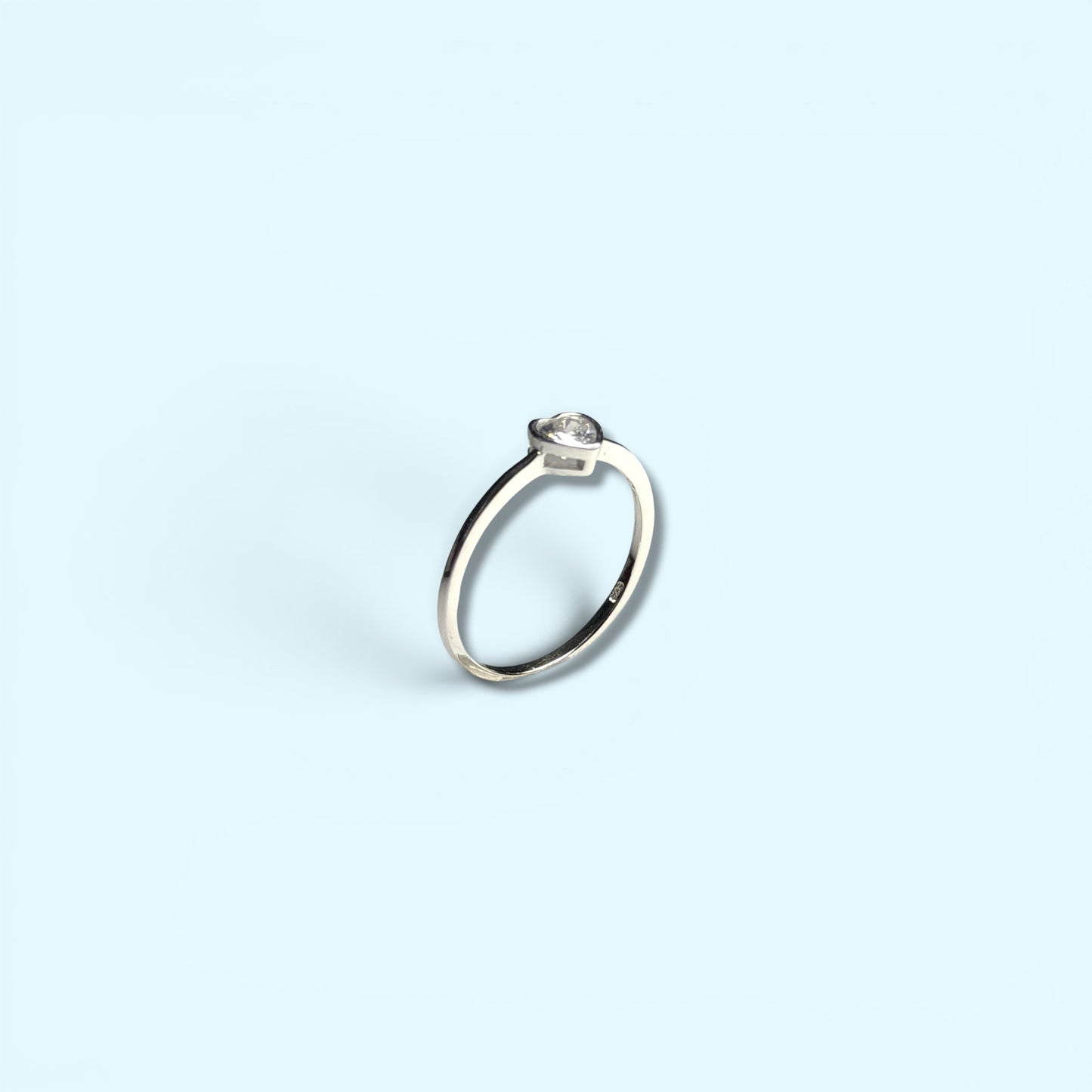 Bright Heart -Sterling Silver Ring