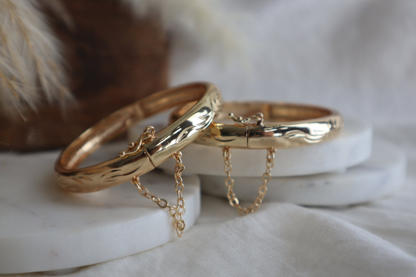 Aurelle - Gold Chain Bangle