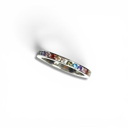 Life in Color - Sterling Silver Band Ring