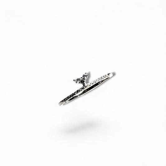Whale Tail - Sterling Silver Ring