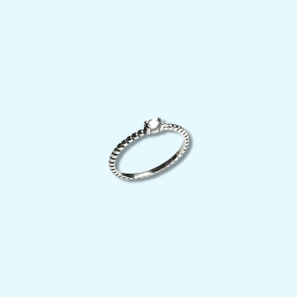 Shinny Dots - Sterling Silver Ring