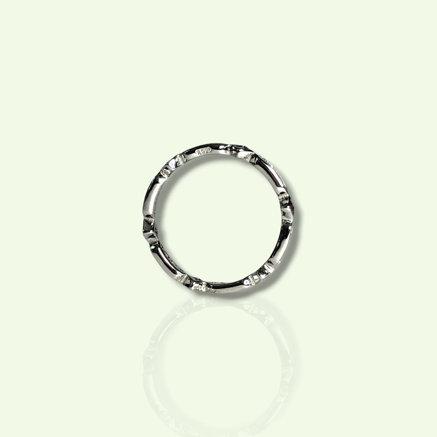 Aurora- Sterling Silver Band Ring