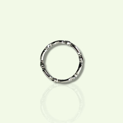 Aurora- Sterling Silver Band Ring