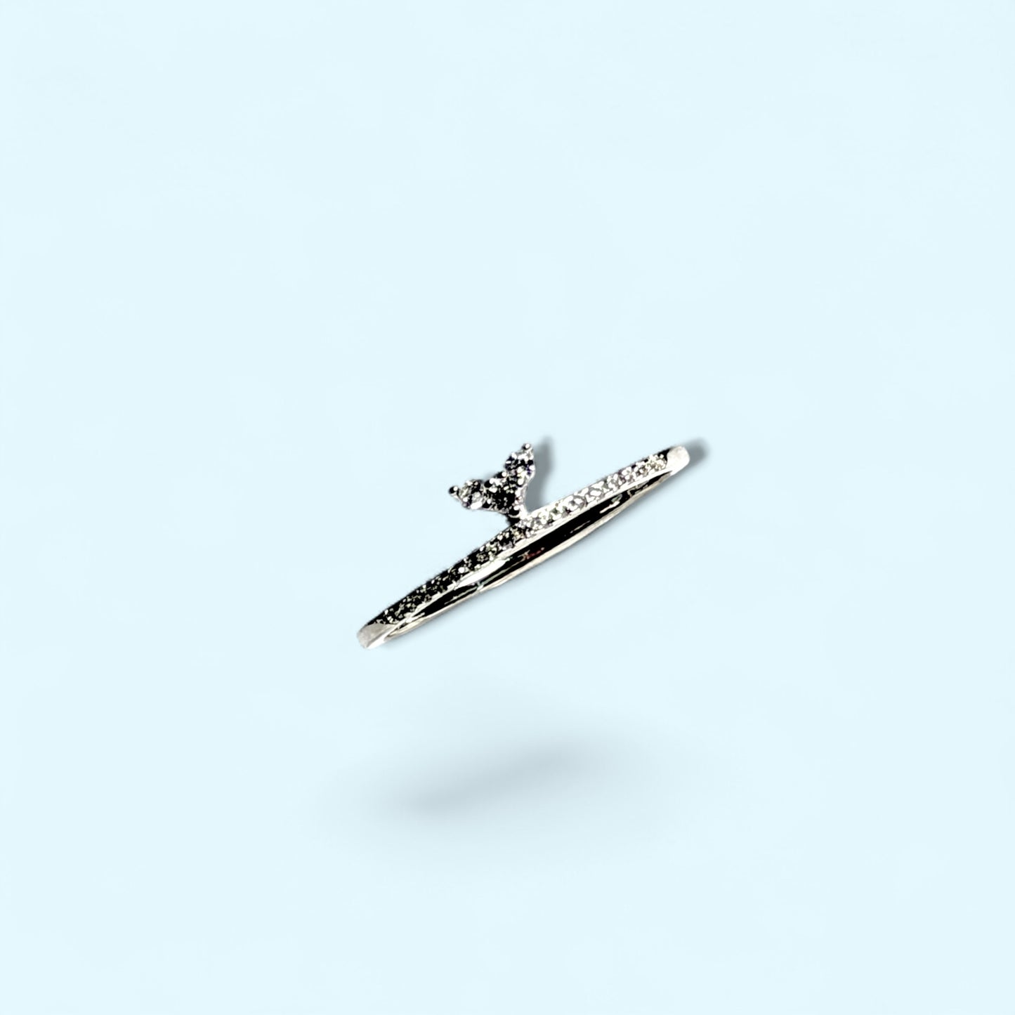 Whale Tail - Sterling Silver Ring