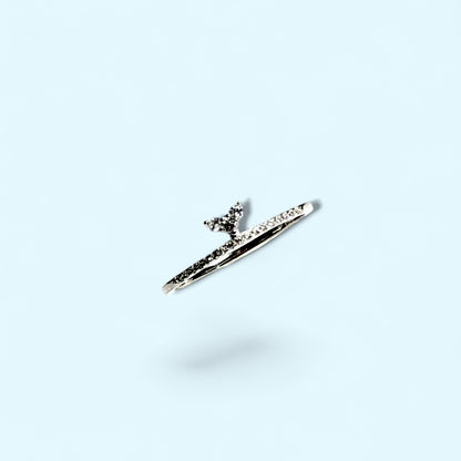 Whale Tail - Sterling Silver Ring