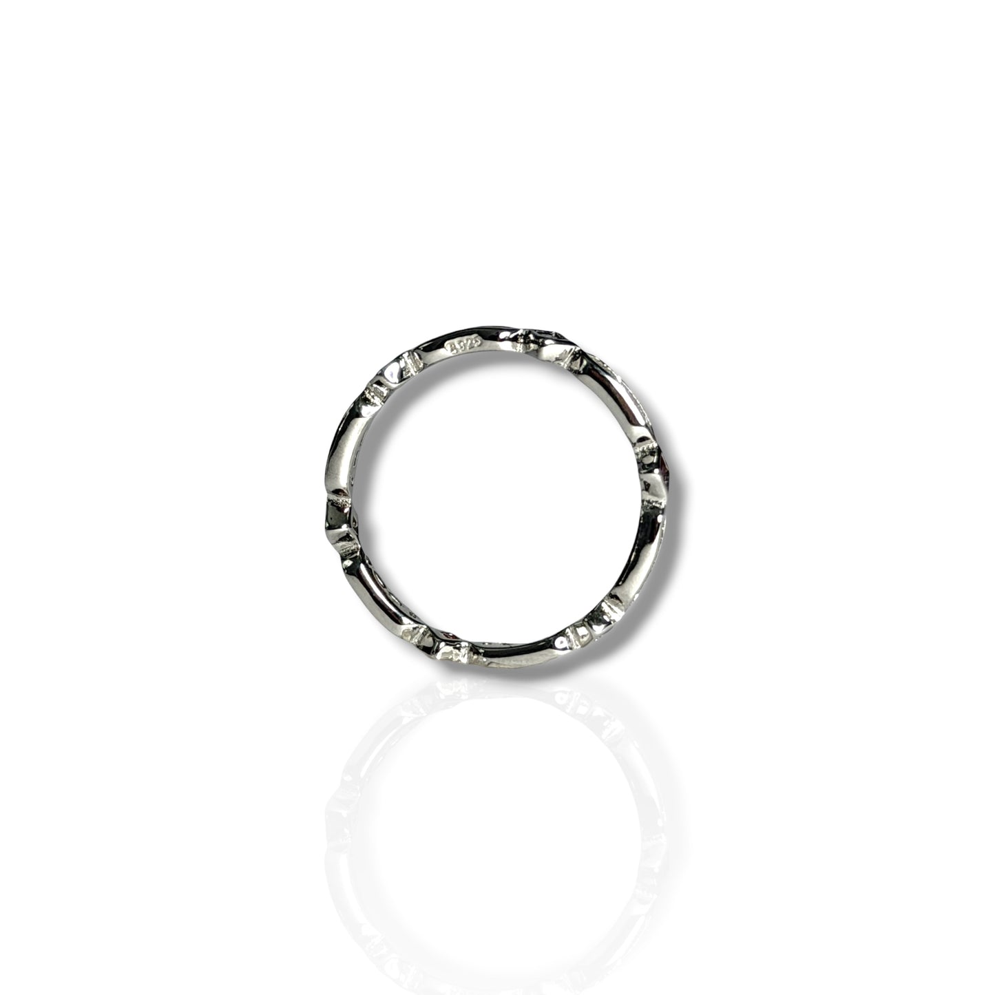 Aurora- Sterling Silver Band Ring