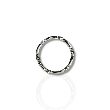 Aurora- Sterling Silver Band Ring