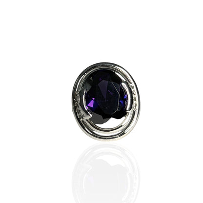 Violet - Sterling Silver with Ametist Ring