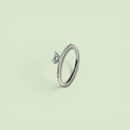 Whale Tail - Sterling Silver Ring