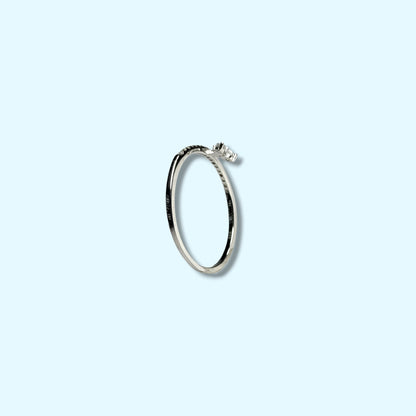 Whale Tail - Sterling Silver Ring