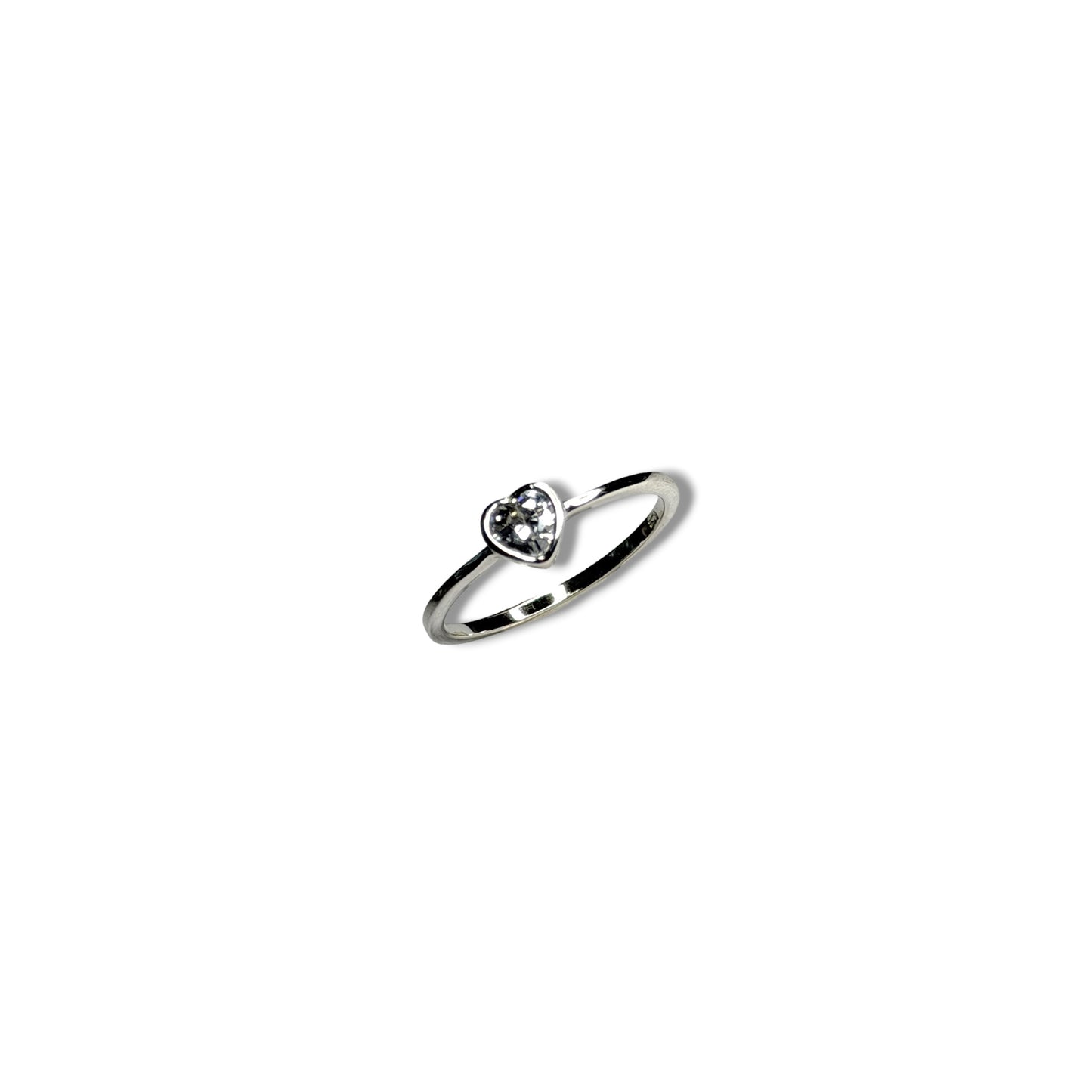Bright Heart -Sterling Silver Ring