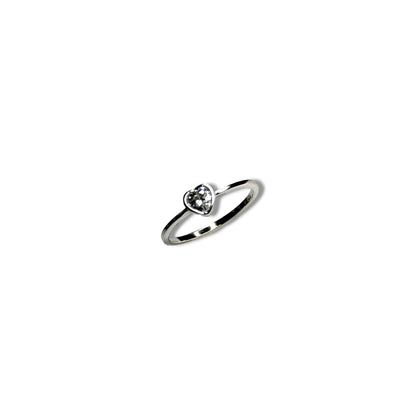 Bright Heart -Sterling Silver Ring