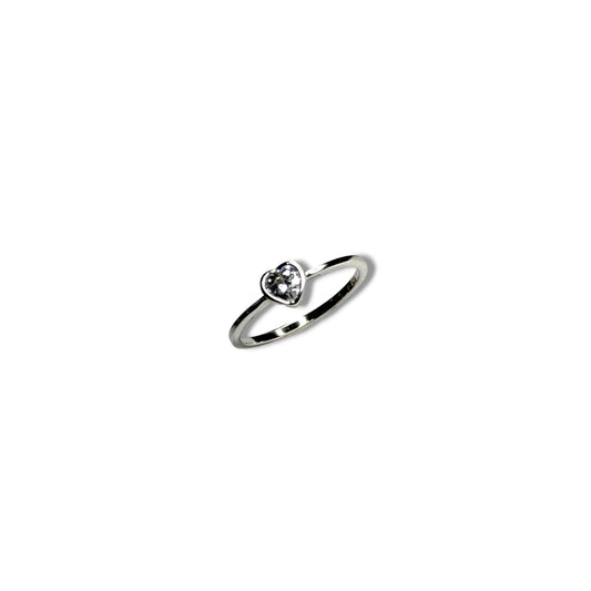 Bright Heart -Sterling Silver Ring