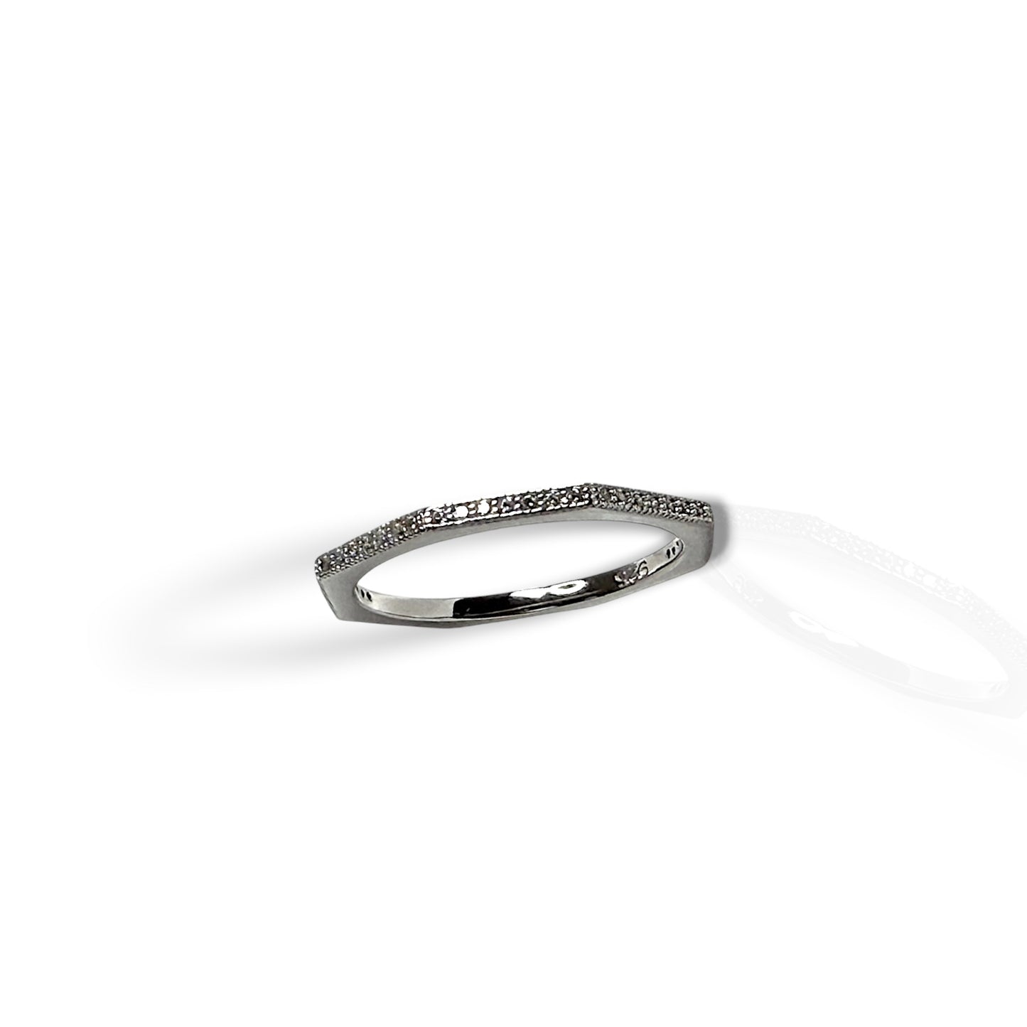 Octagon - Sterling Silver Ring