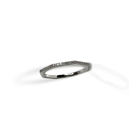 Octagon - Sterling Silver Ring