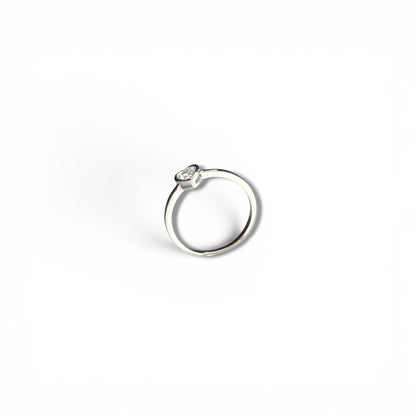 Bright Heart -Sterling Silver Ring