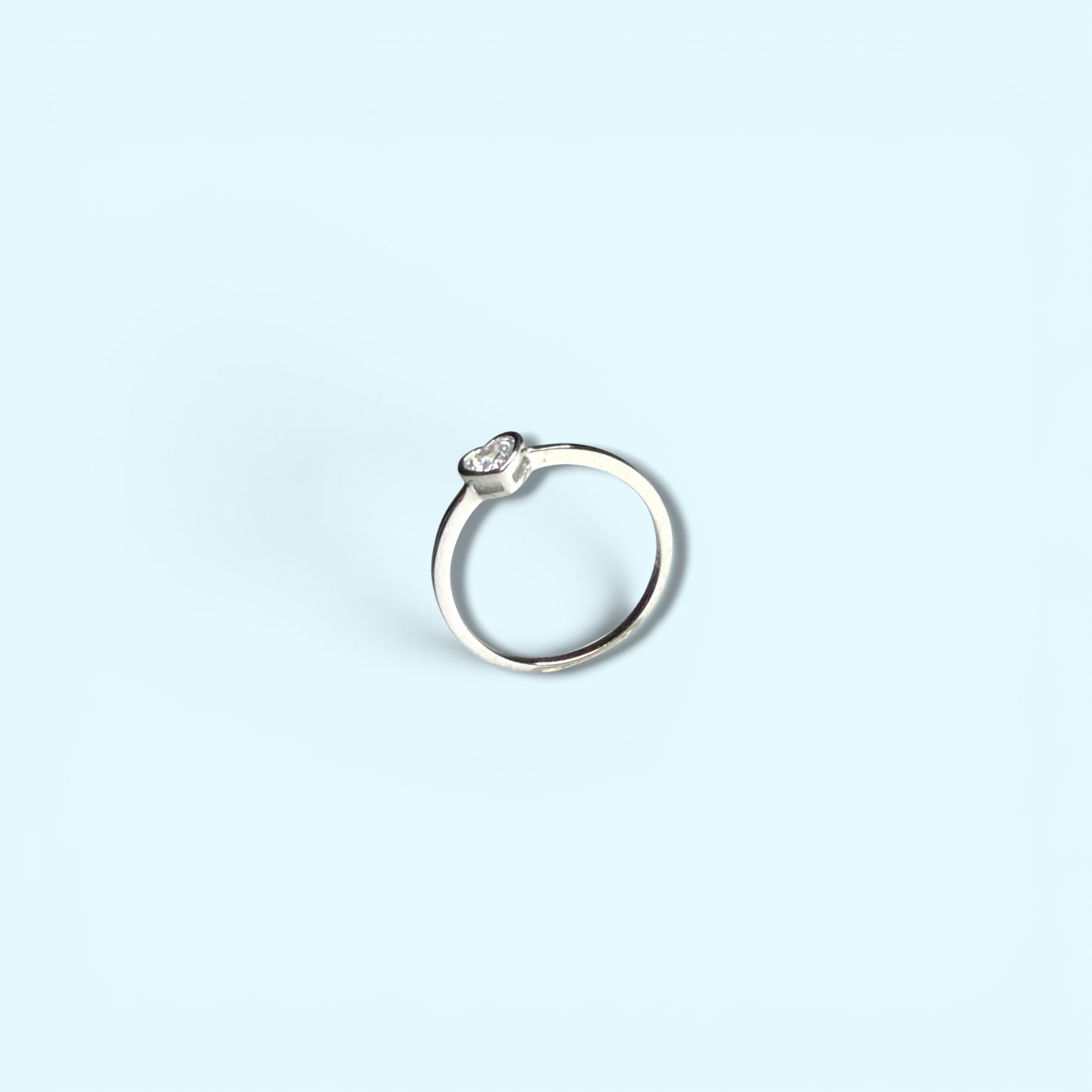 Bright Heart -Sterling Silver Ring