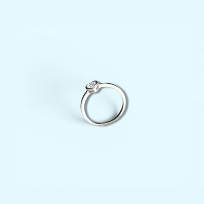 Bright Heart -Sterling Silver Ring