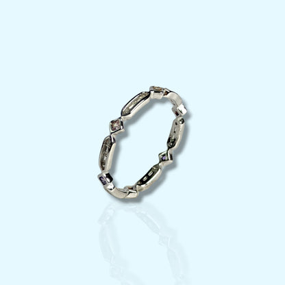 Aurora- Sterling Silver Band Ring
