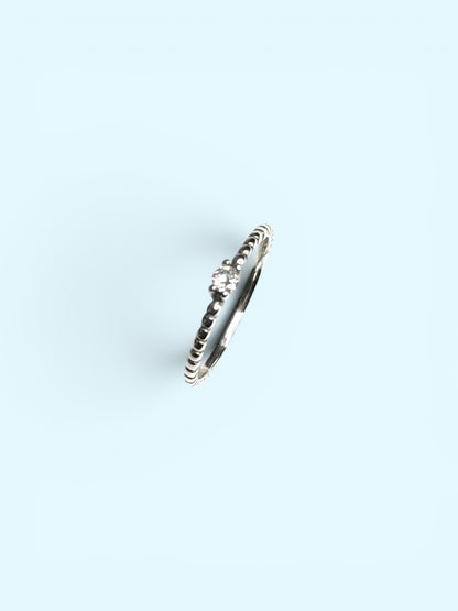 Shinny Dots - Sterling Silver Ring