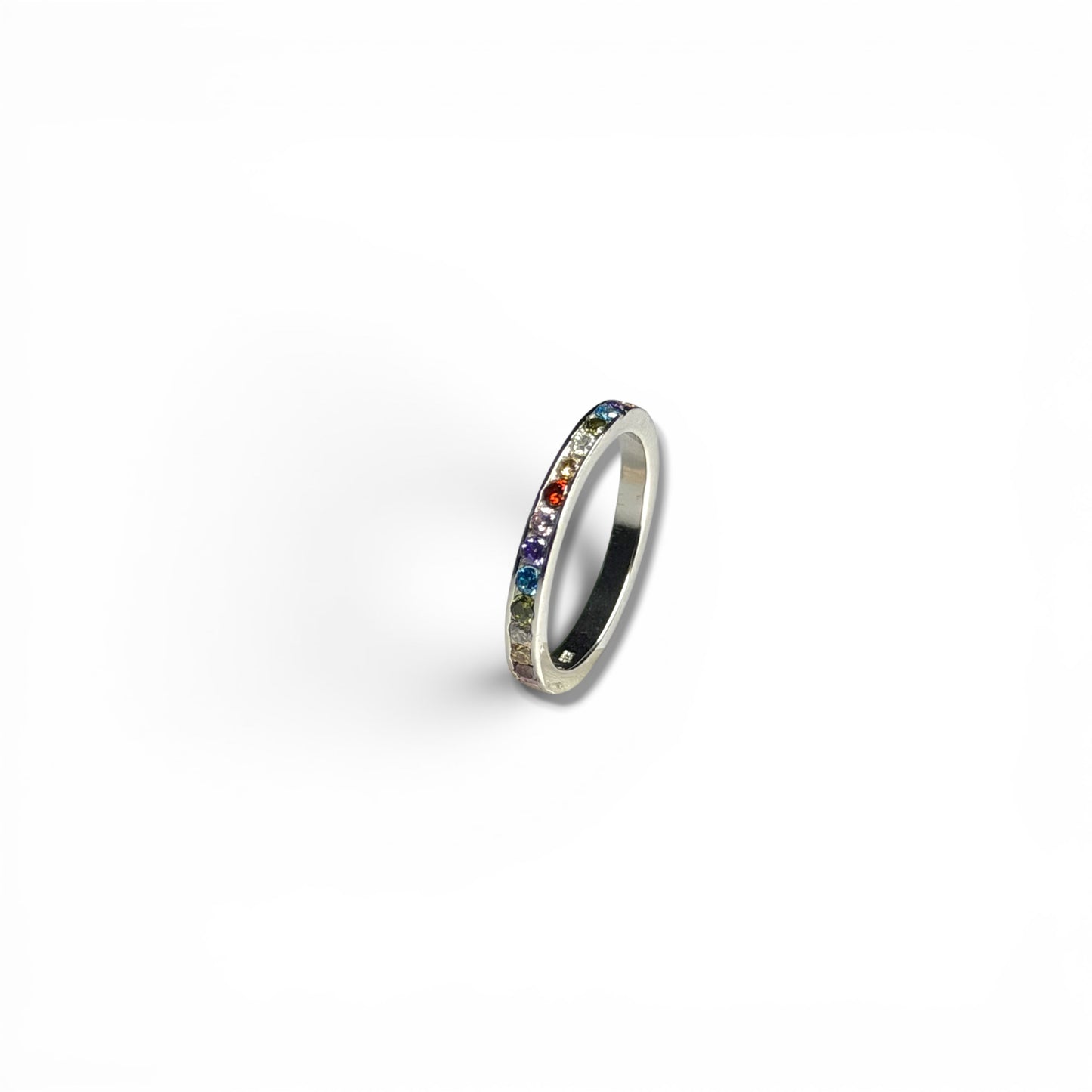 Life in Color - Sterling Silver Band Ring