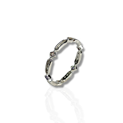 Aurora- Sterling Silver Band Ring
