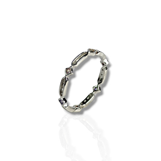 Aurora- Sterling Silver Band Ring