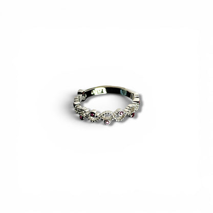 Pink Knot - Sterling Silver Ring