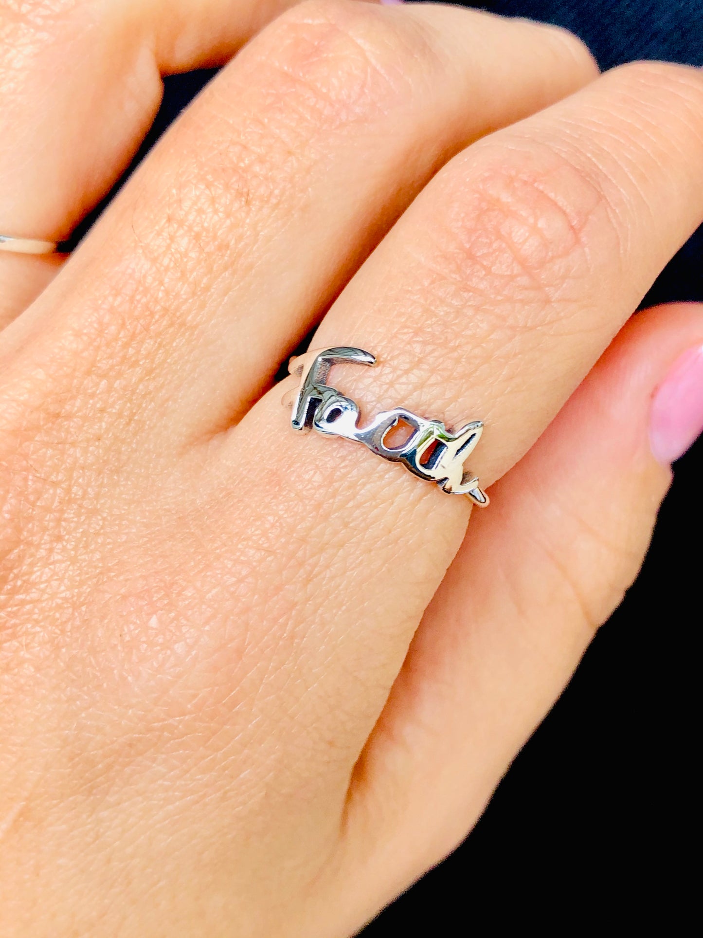 Faith Ring - Sterling Silver Ring