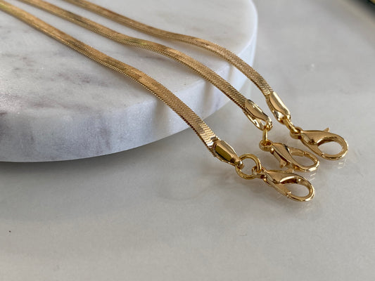 Gold Snake - Necklace