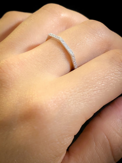 Octagon - Sterling Silver Ring