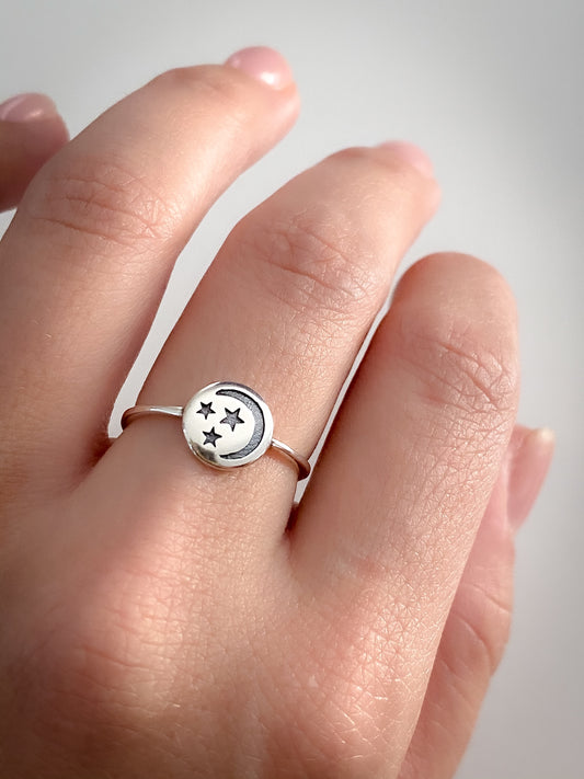 The Universe - Sterling Silver Ring