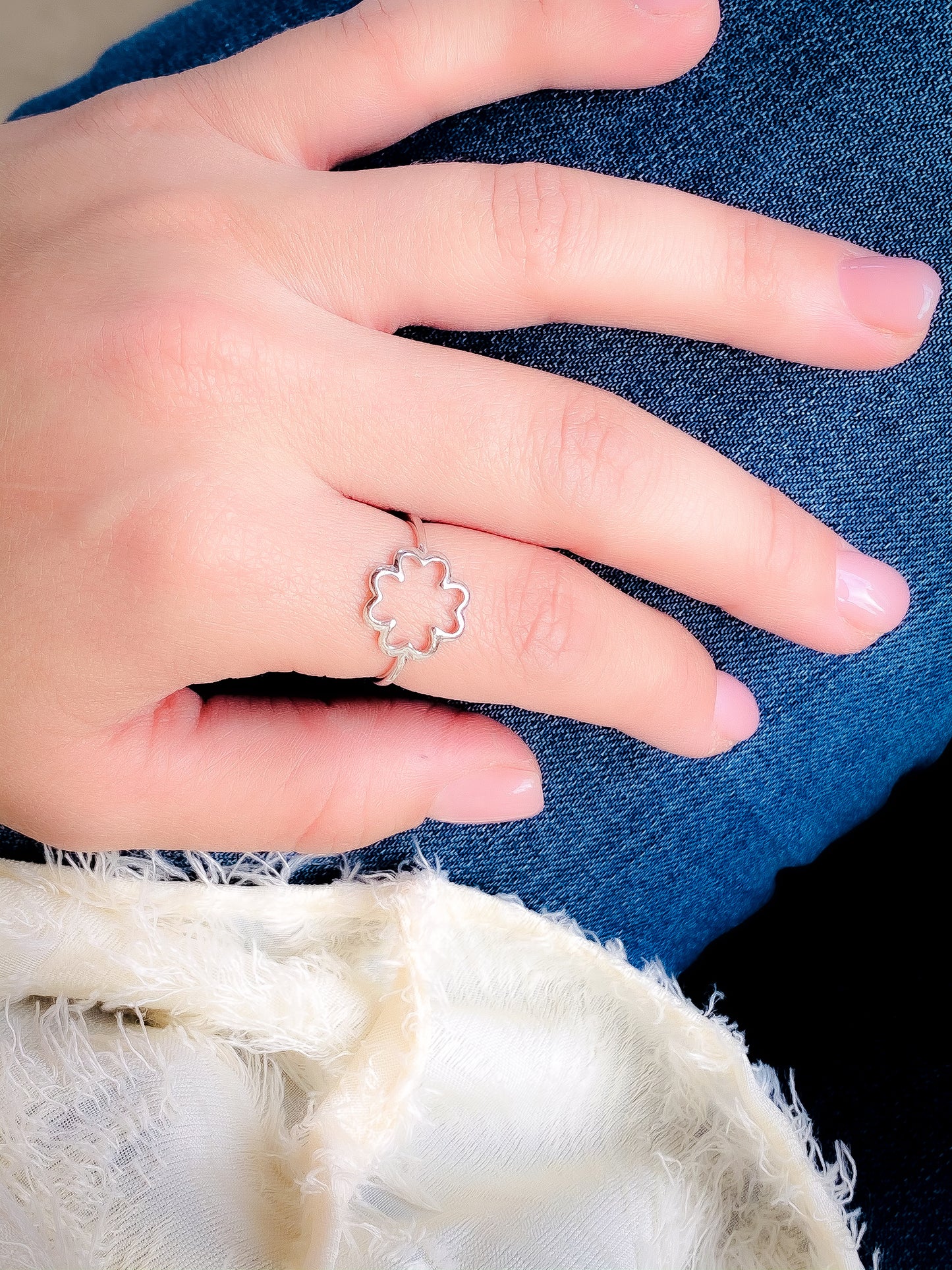 Bright Clover - Sterling Silver Ring