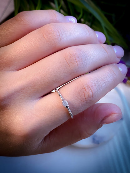 Shinny Dots - Sterling Silver Ring