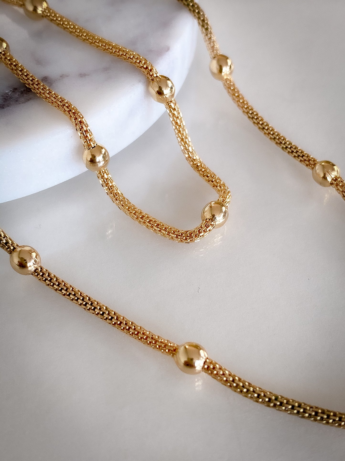 Gold In Between - Necklace