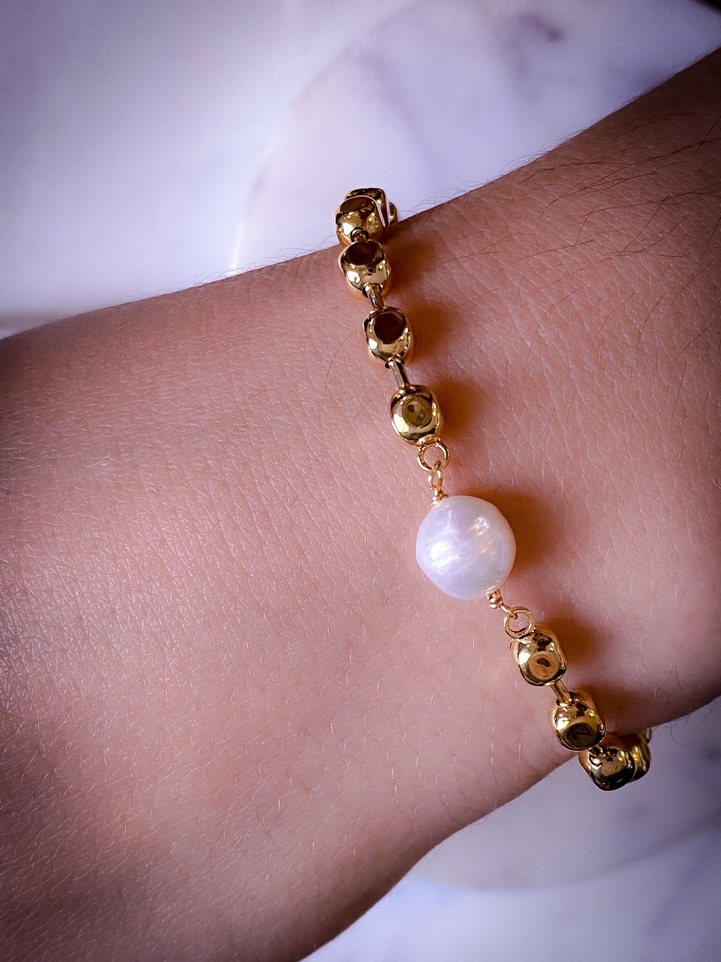 Dotty Pearl Bracelet