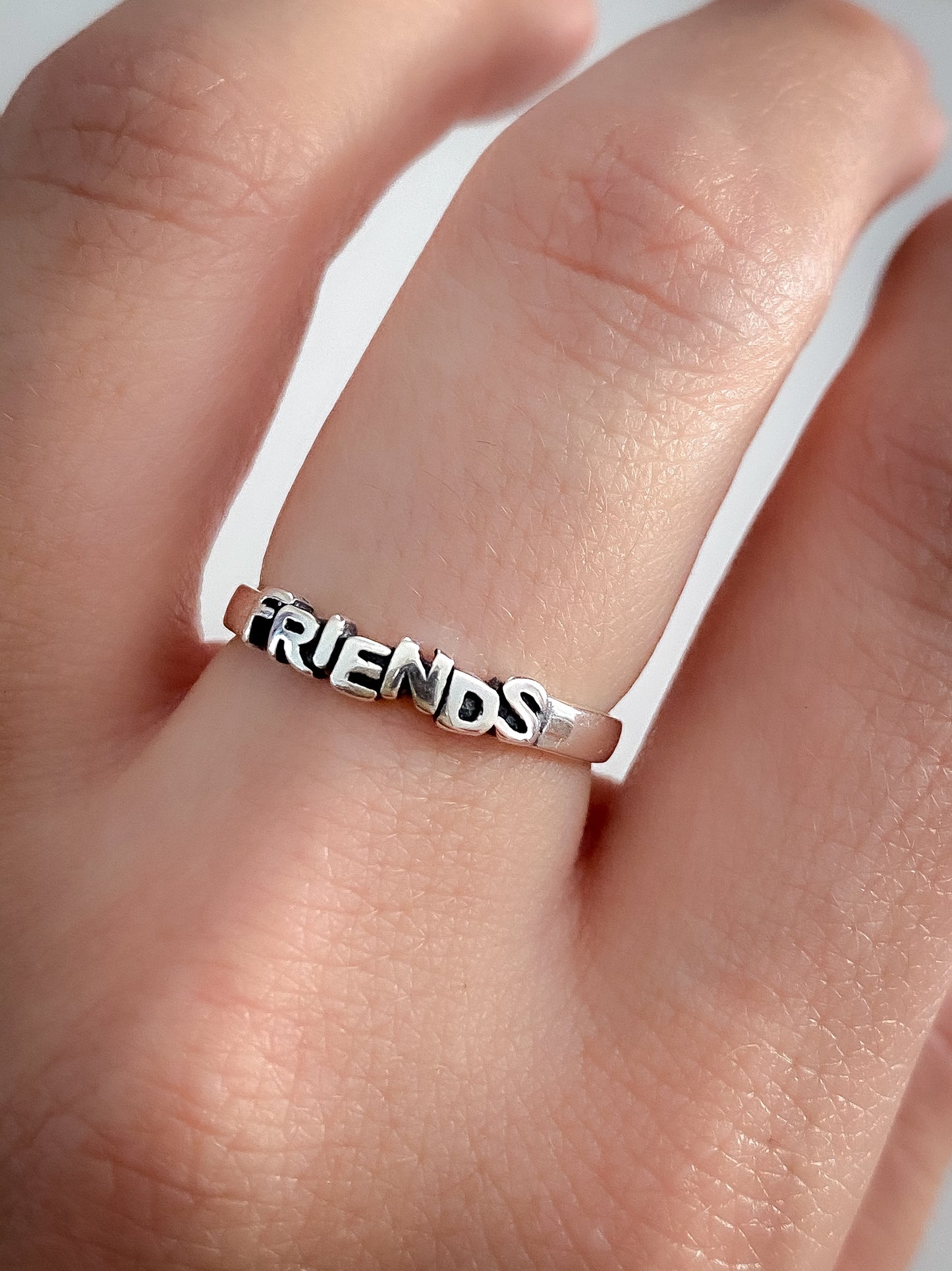 Friends -Sterling Silver Ring