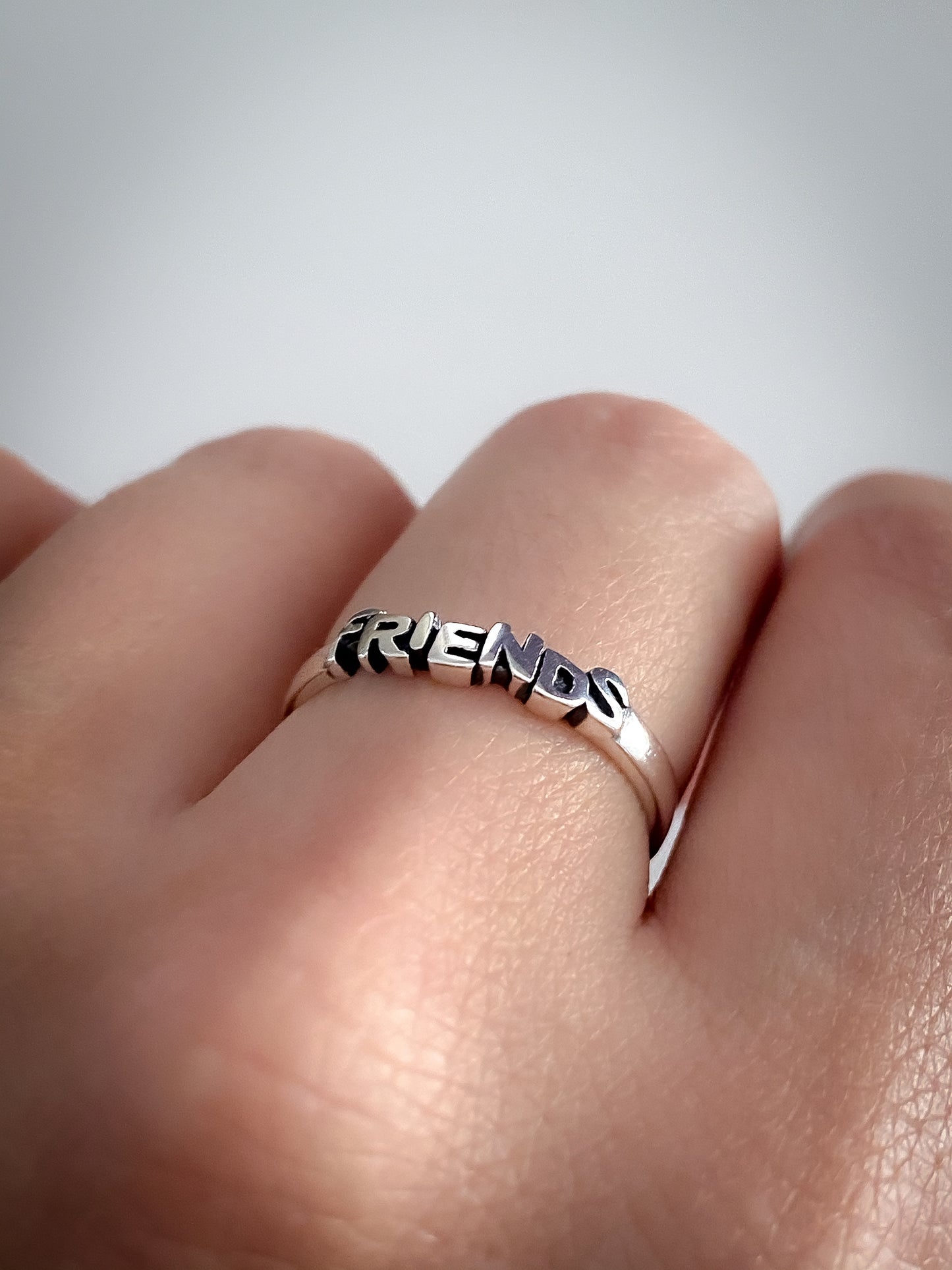 Friends -Sterling Silver Ring