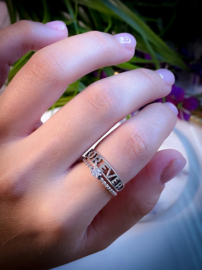 Shinny Dots - Sterling Silver Ring