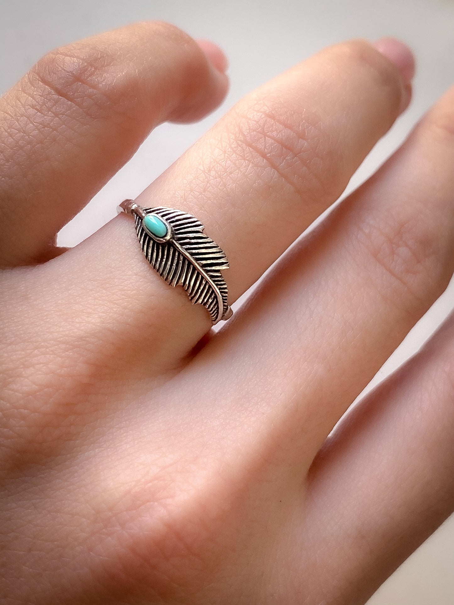 Turquoise Feather