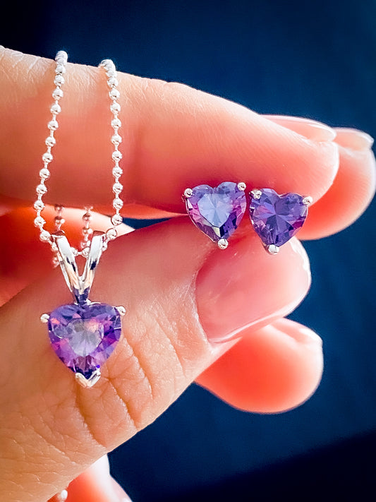 Amethyst Heart