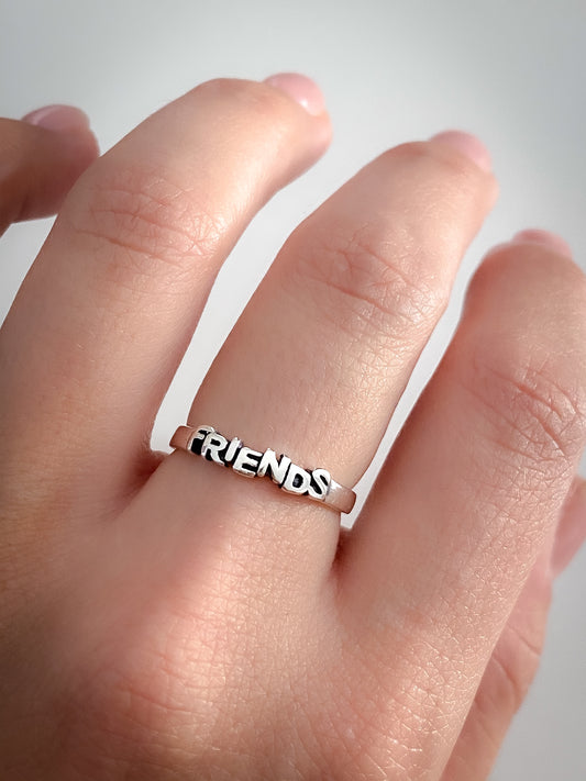 Friends -Sterling Silver Ring