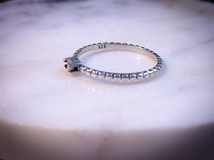 Shinny Dots - Sterling Silver Ring